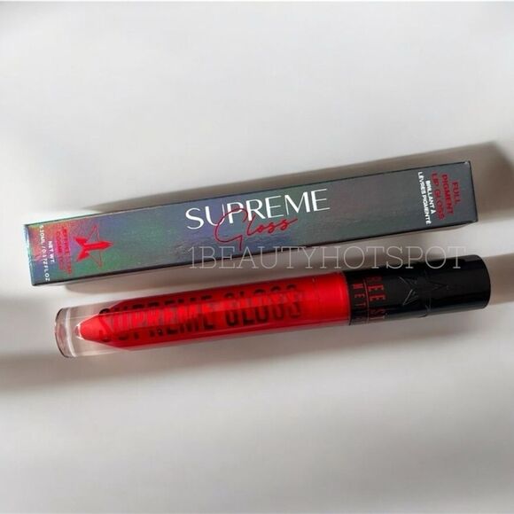 BUY 1 GET 1 FREE Jeffree Star Supreme Gloss Lip Gloss Limited Edition Red Horns - Picture 3 of 4